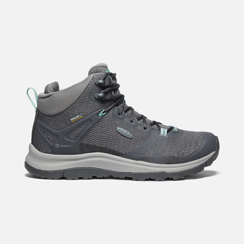 Keen Outdoor Bot Kadın Koyu Gri - Terradora Ii Waterproof - Türkiye EYHJ09125